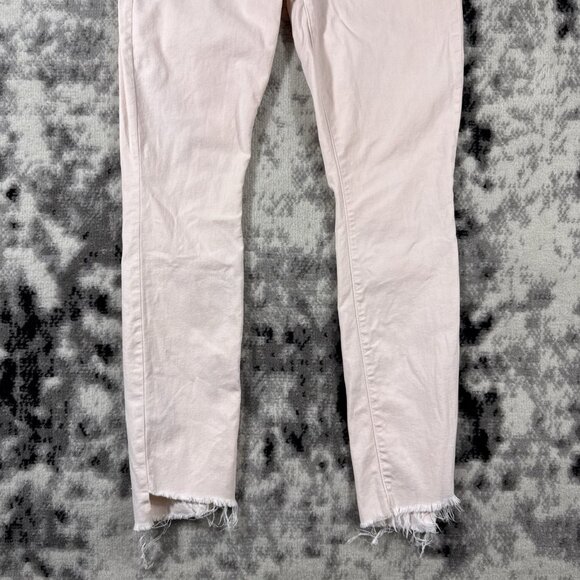 Mother The Looker Ankle Step Fray Jeans‎ Womens Size 29 Pink Lemonade Stretch - Picture 4 of 15